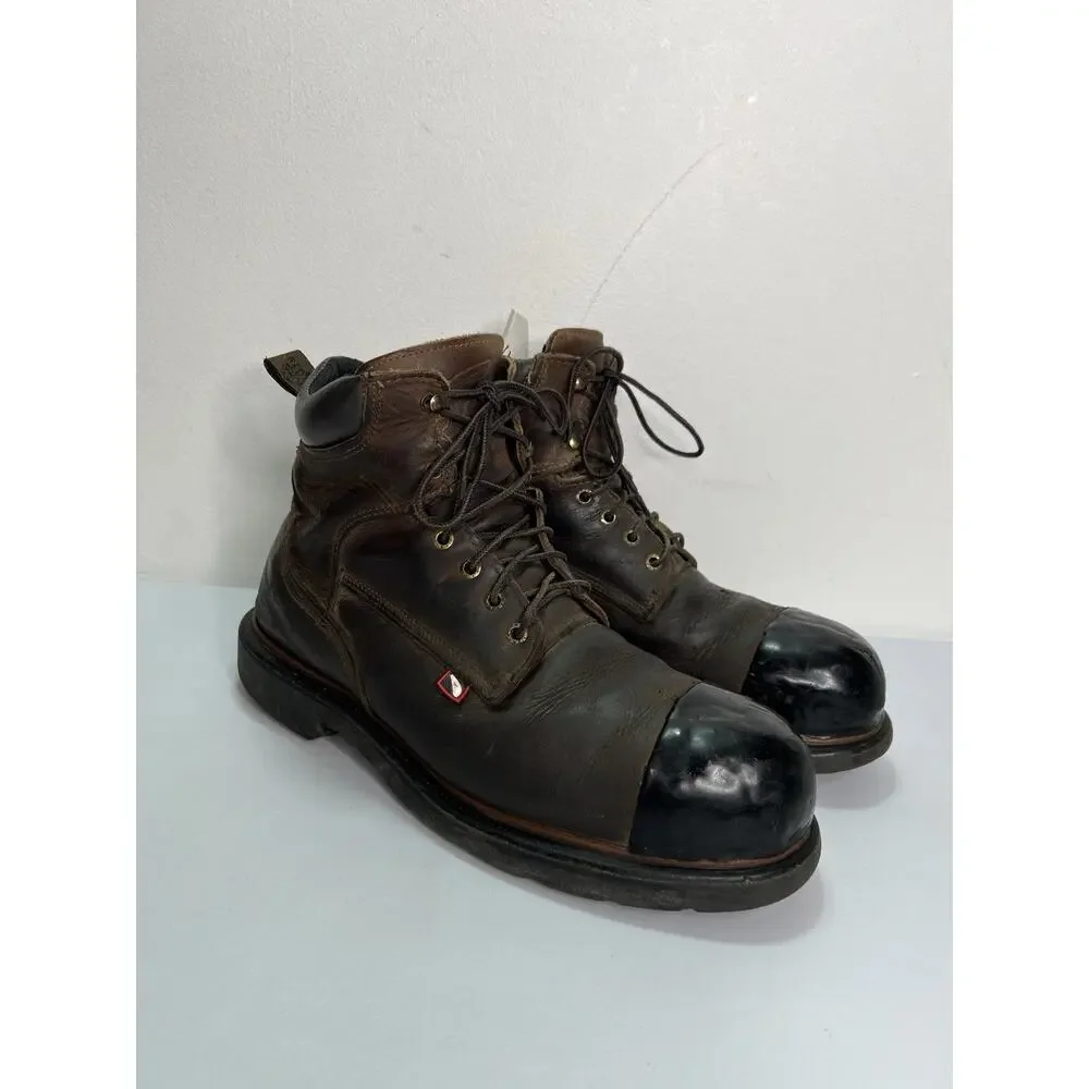 Red Wing 2212 Safety Toe Brown Work Boots Men’s Size 12D